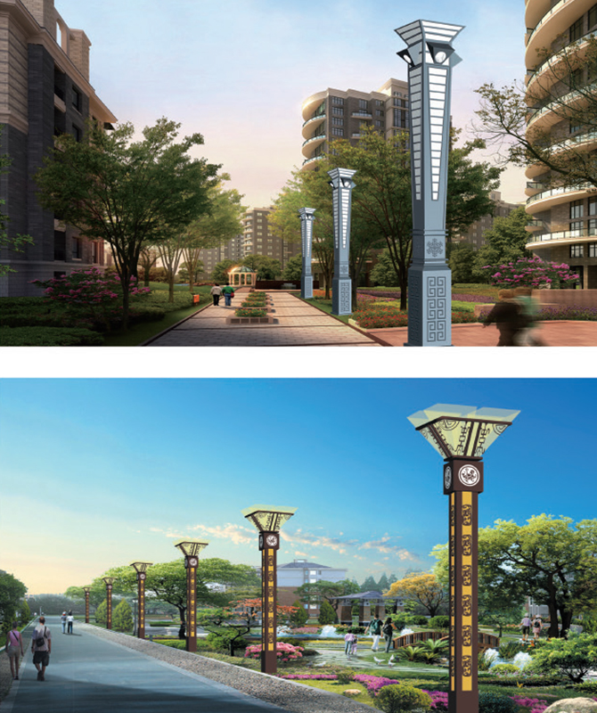 JGD-008/JGD-009 Cahaya landskap hiasan