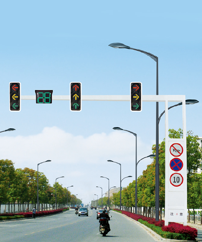 Cahaya isyarat bingkai cantilever tunggal