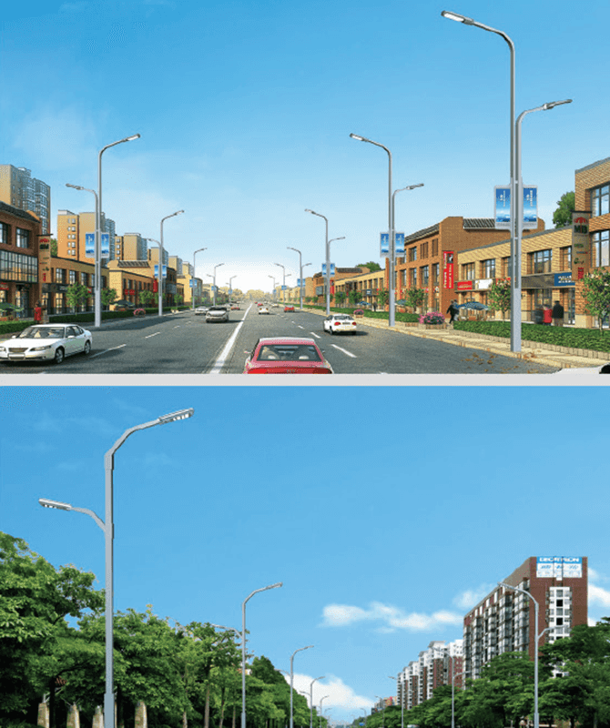 DL-LED-011/DL-LED-012 Lampu jalan LED kuasa tinggi